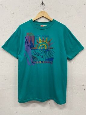 Vintage 80s Bear Country Banff, AB, Single Stitch Tee, Size M